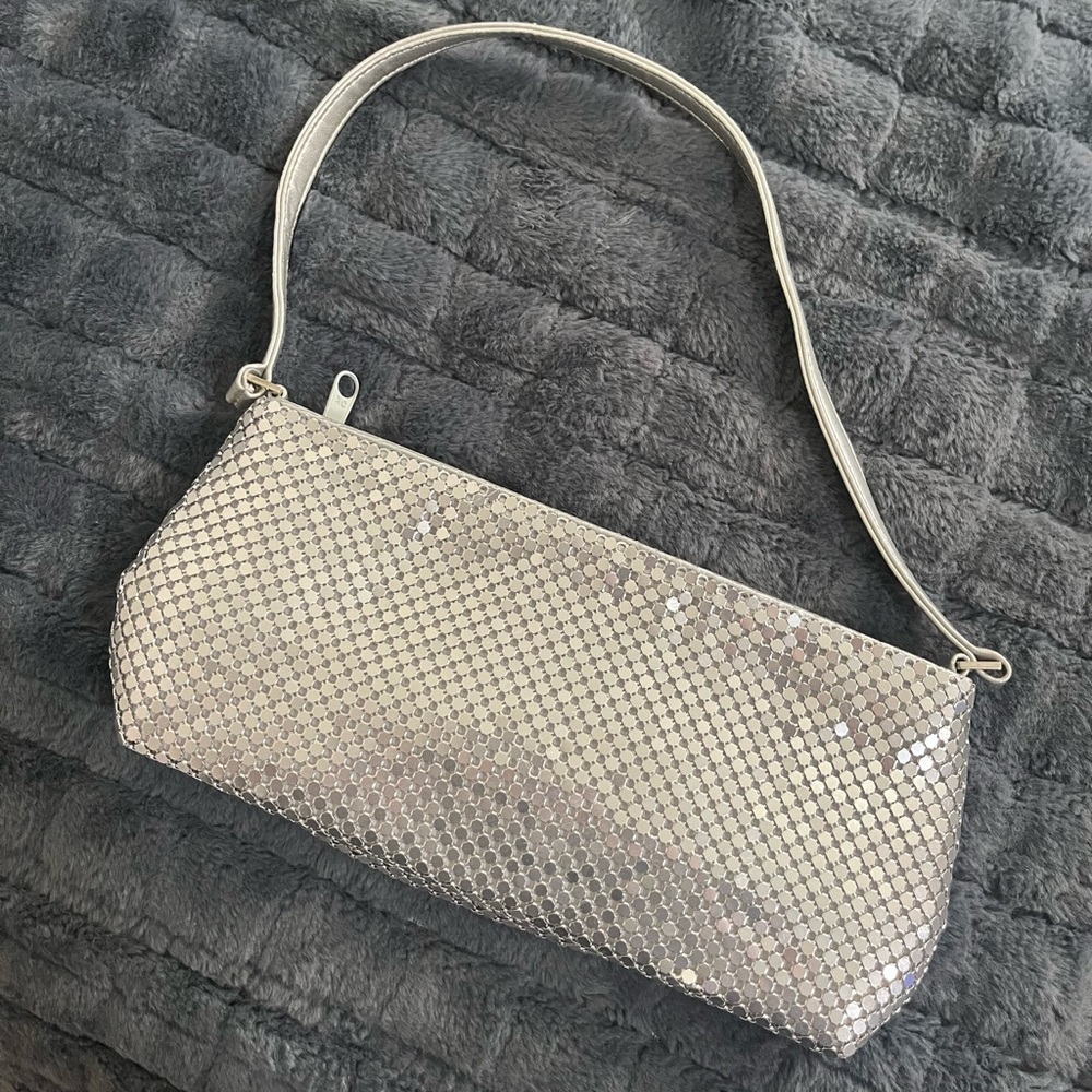 Madison Studio Shimmering Silver Mini Bag